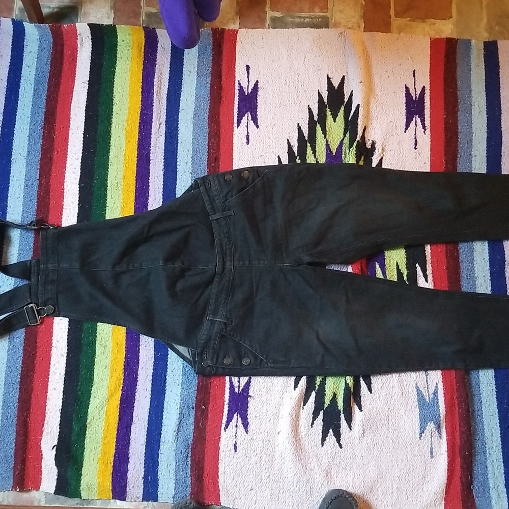 Women's Maternity Gap Brand Black Denim Overalls Size Small